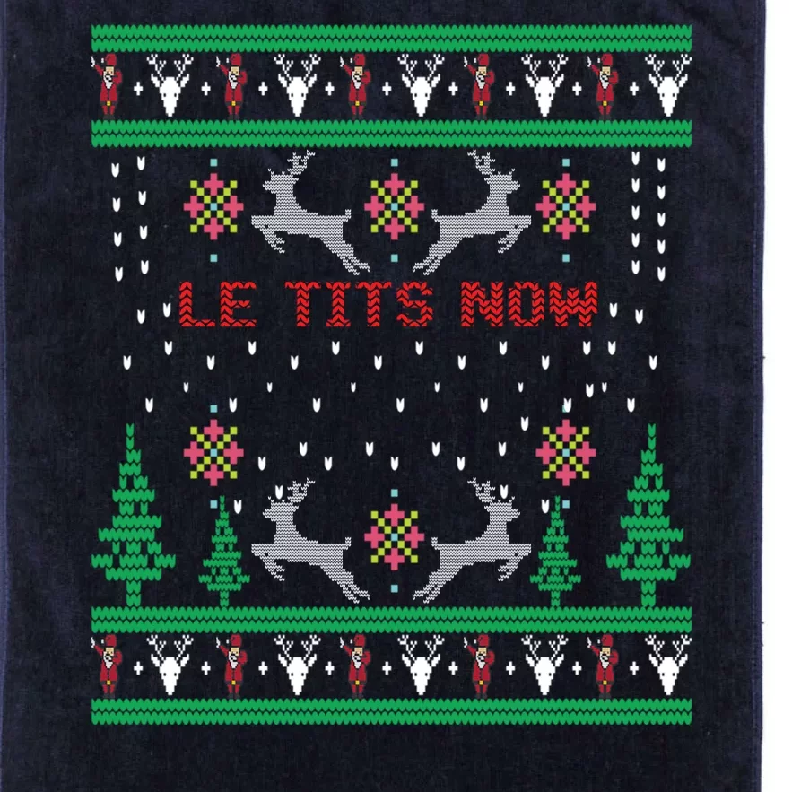 Let It Snow Christmas Gift Platinum Collection Golf Towel