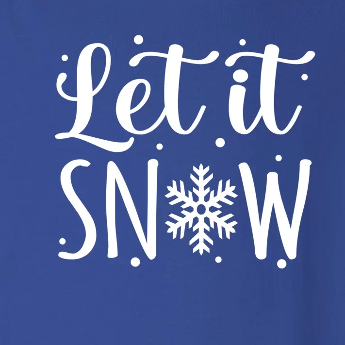 Let It Snow Funny Merry Christmas Santa Elf Gnomes Graphic Gift Toddler Long Sleeve Shirt