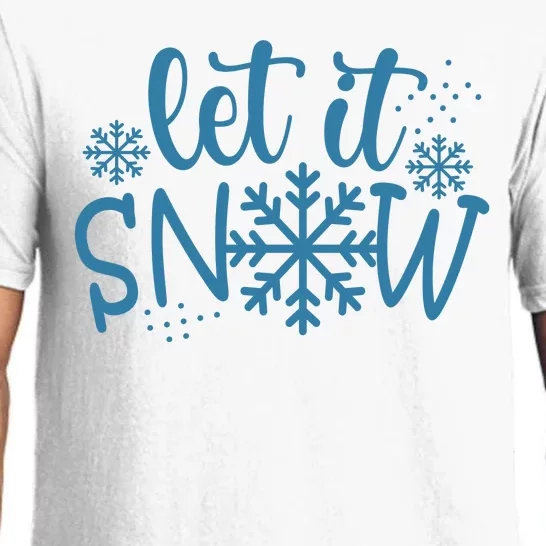 Let It Snow Cute Cozy Pajama Set