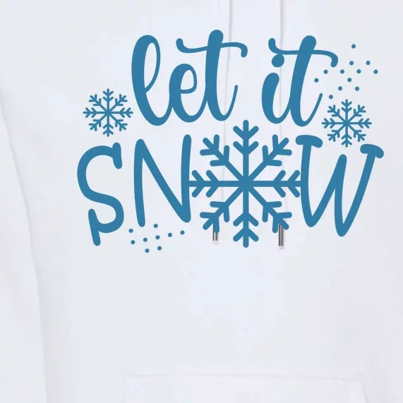 Let It Snow Cute Cozy Premium Hoodie