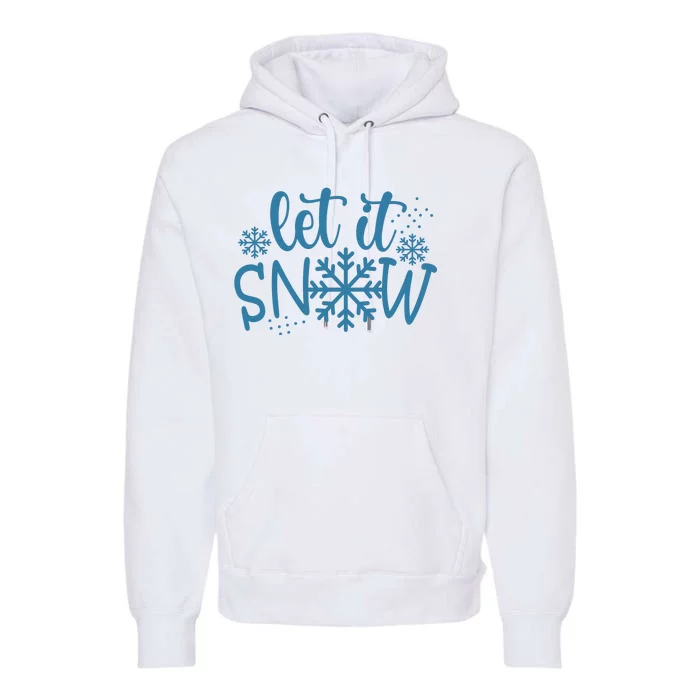 Let It Snow Cute Cozy Premium Hoodie