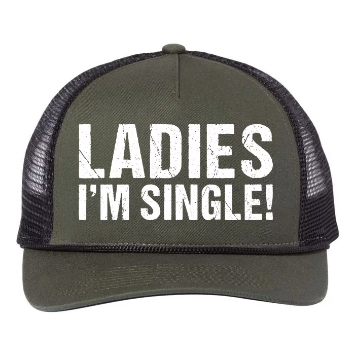 Ladies Im Single Retro Rope Trucker Hat Cap