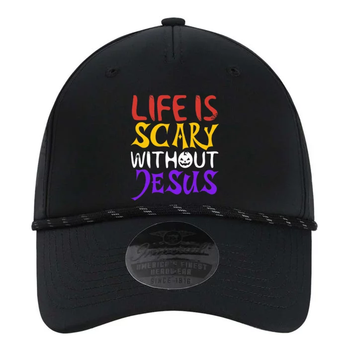 Life Is Scary Without Jesus Funny Christian Faith Halloween Performance The Dyno Cap