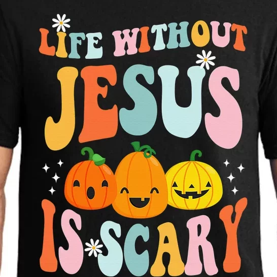 Life is Scary Without Jesus - Christian Faith Halloween Pajama Set