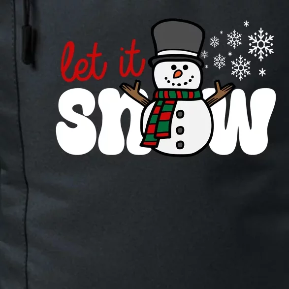 Let It Snow Christmas Holiday Cute Daily Commute Backpack