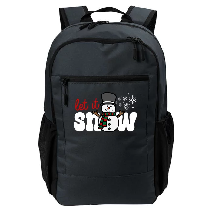 Let It Snow Christmas Holiday Cute Daily Commute Backpack