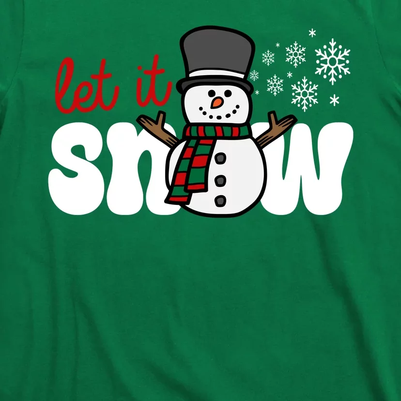 Let It Snow Christmas Holiday Cute T-Shirt