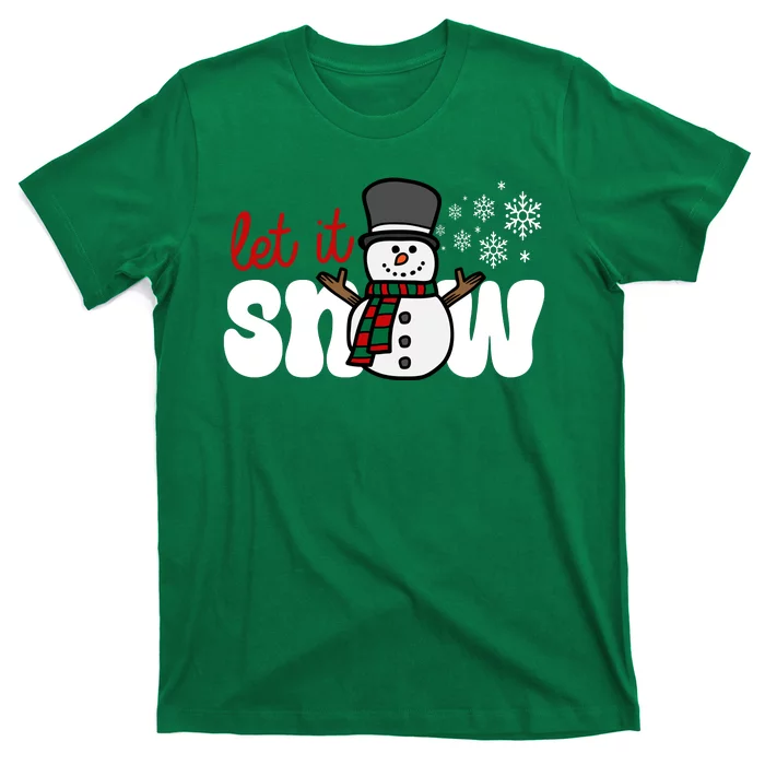 Let It Snow Christmas Holiday Cute T-Shirt