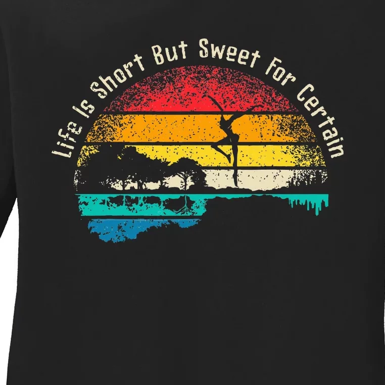 Life Is Short Guitar But Sweet For Certain Ladies Long Sleeve Shirt