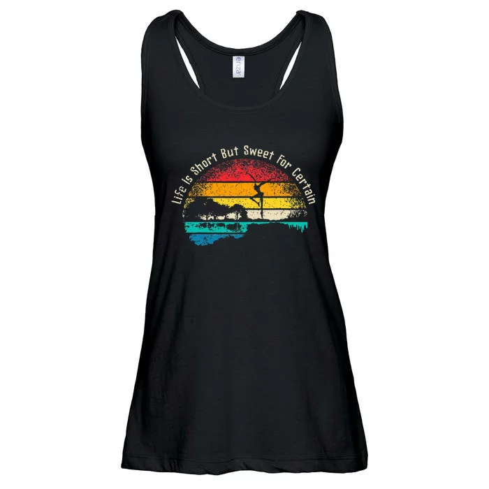 Life Is Short Guitar But Sweet For Certain Ladies Essential Flowy Tank