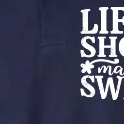 Life Is Short Make It Sweet Inspirational Quote Softstyle Adult Sport Polo