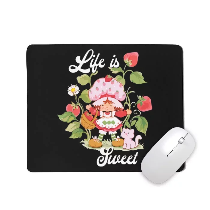 Life Is Sweet Vintage Berry Garden Mousepad