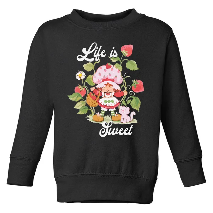 Life Is Sweet Vintage Berry Garden Toddler Sweatshirt