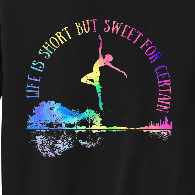 Life Is Short But Sweet For Certain Guitar Music Women Girls Tall Sweatshirt