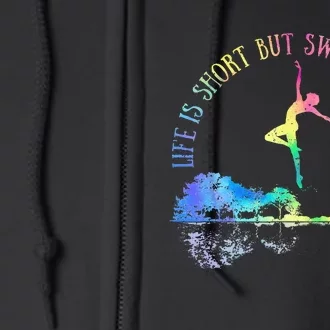 Life Is Short But Sweet For Certain Guitar Music Women Girls Full Zip Hoodie