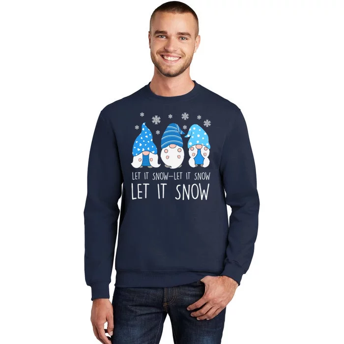 Let It Snow Gnomes Winter Holiday Cute Sweatshirt