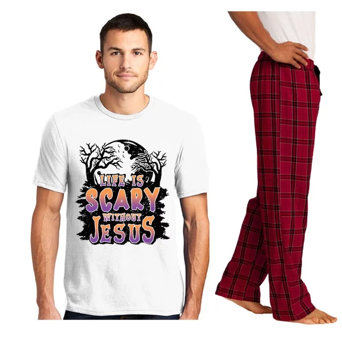 Life Is Scary Without Jesus Pajama Set