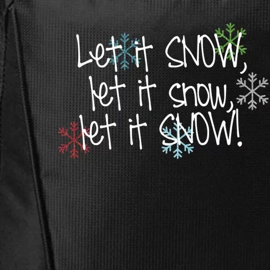 Let It Snow Let It Snow Let It Snow City Backpack