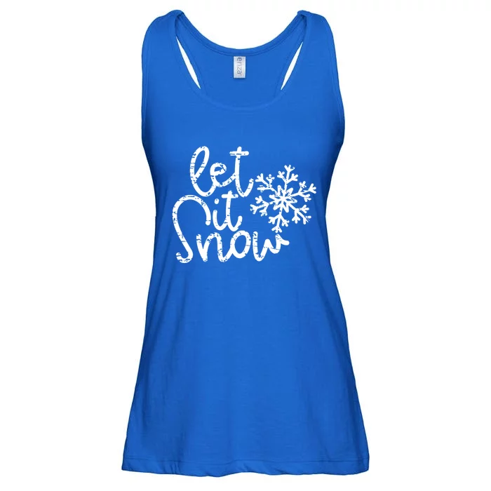 Let It Snow Christmas Gift And Gift Cool Gift Ladies Essential Flowy Tank