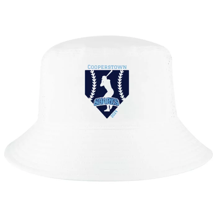 Long Island Sharks Cooperstown Cool Comfort Performance Bucket Hat