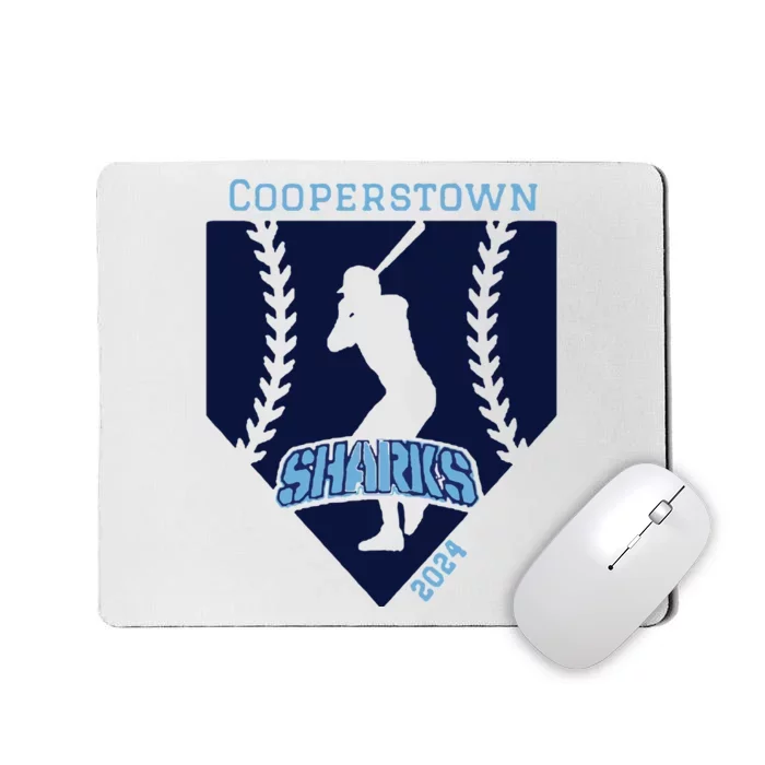 Long Island Sharks Cooperstown Mousepad