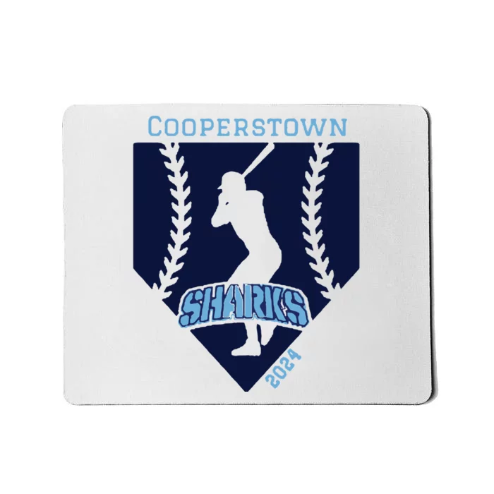 Long Island Sharks Cooperstown Mousepad