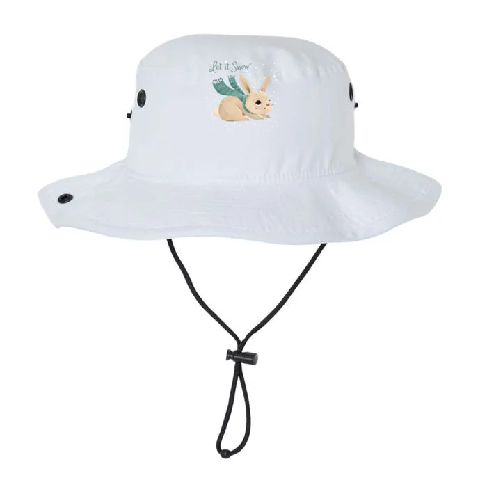 Let It Snow Adorable Winter Bunny Cute Rabbit Christmas Gift Legacy Cool Fit Booney Bucket Hat