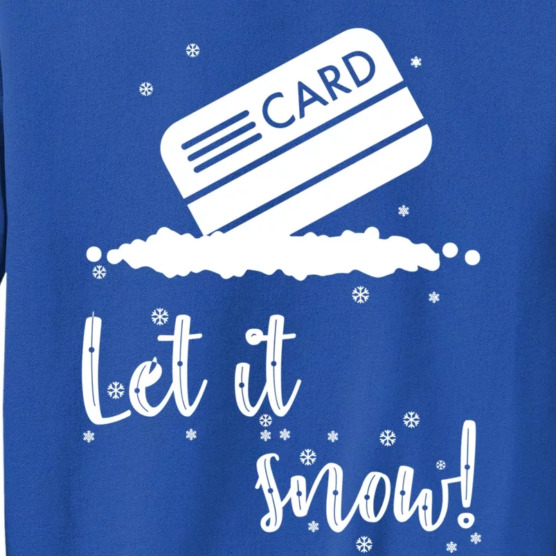 Let It Snow Santa Cocaine Adult Christmas Funny Xmas Humor Meaningful Gift Sweatshirt