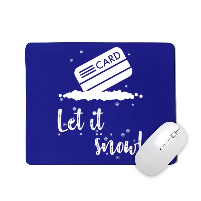 Let It Snow Santa Cocaine Adult Christmas Funny Xmas Humor Meaningful Gift Mousepad