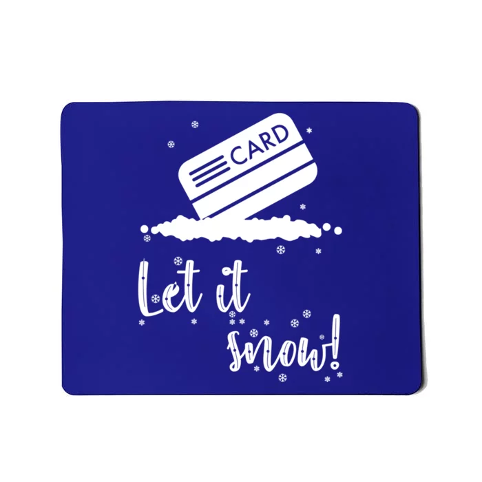 Let It Snow Santa Cocaine Adult Christmas Funny Xmas Humor Meaningful Gift Mousepad