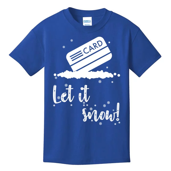 Let It Snow Santa Cocaine Adult Christmas Funny Xmas Humor Meaningful Gift Kids T-Shirt