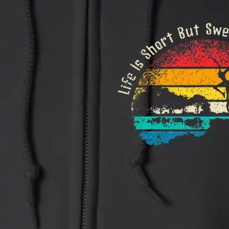 Life Is Short Guitar But Sweet For Certain Full Zip Hoodie