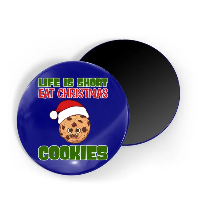 Life Is Short Eat Christmas Cookies Holiday Oven Bake Cookie Gift Magnet