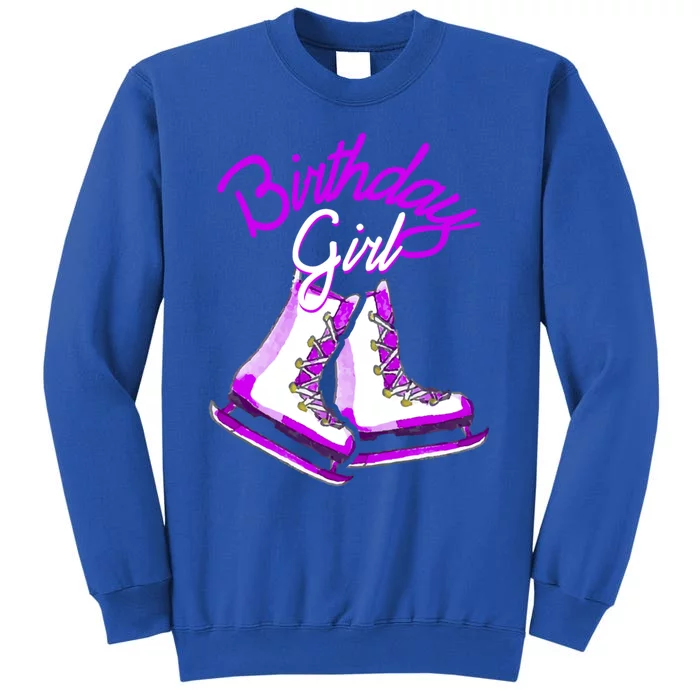 Love Ice Skating Love Ice Party Birthday Gift Tall Sweatshirt