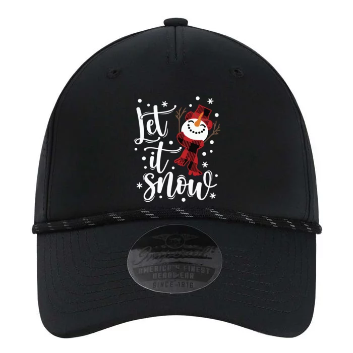 Let It Snow Christmas Snowman Performance The Dyno Cap