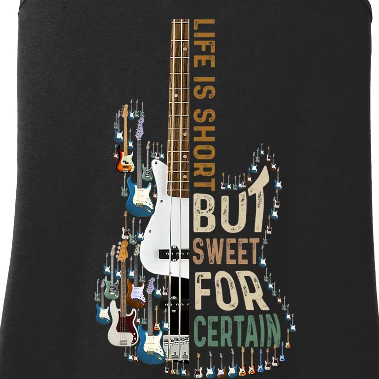 Life Is Short But Sweet For Certain Guitar Lover Music Lover Ladies Essential Tank