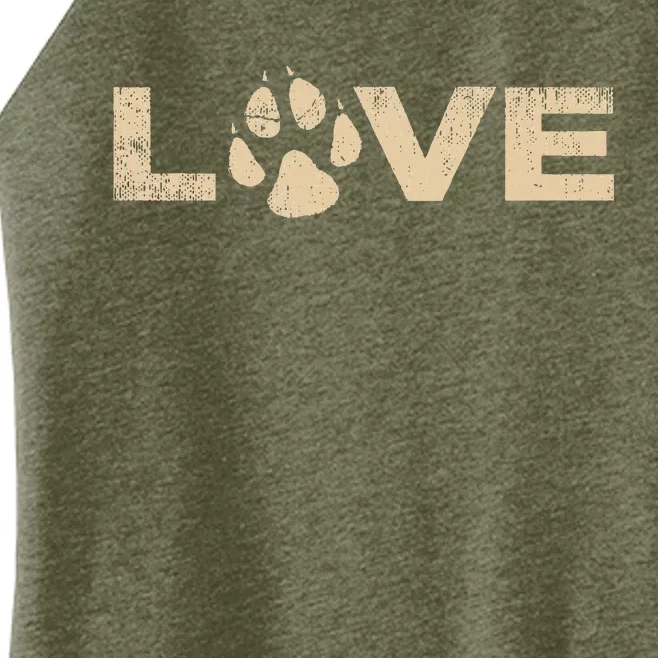 life is so much better with a dog Women’s Perfect Tri Rocker Tank