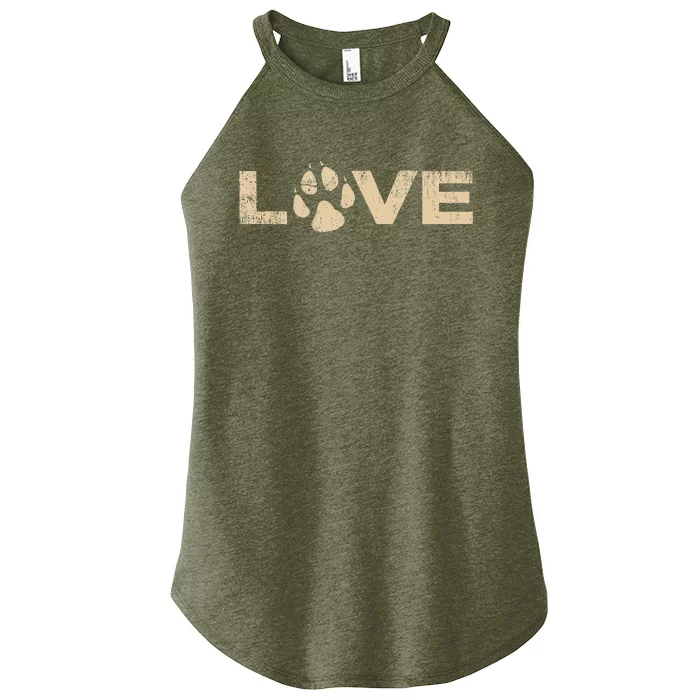 life is so much better with a dog Women’s Perfect Tri Rocker Tank