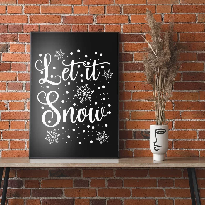 Let it Snow Funny Christmas Pajamas 2024 Poster