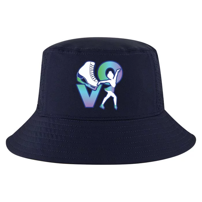 Love Ice Skating Cool Comfort Performance Bucket Hat