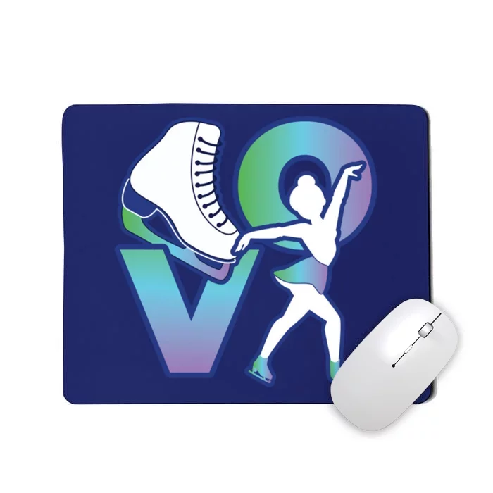 Love Ice Skating Mousepad