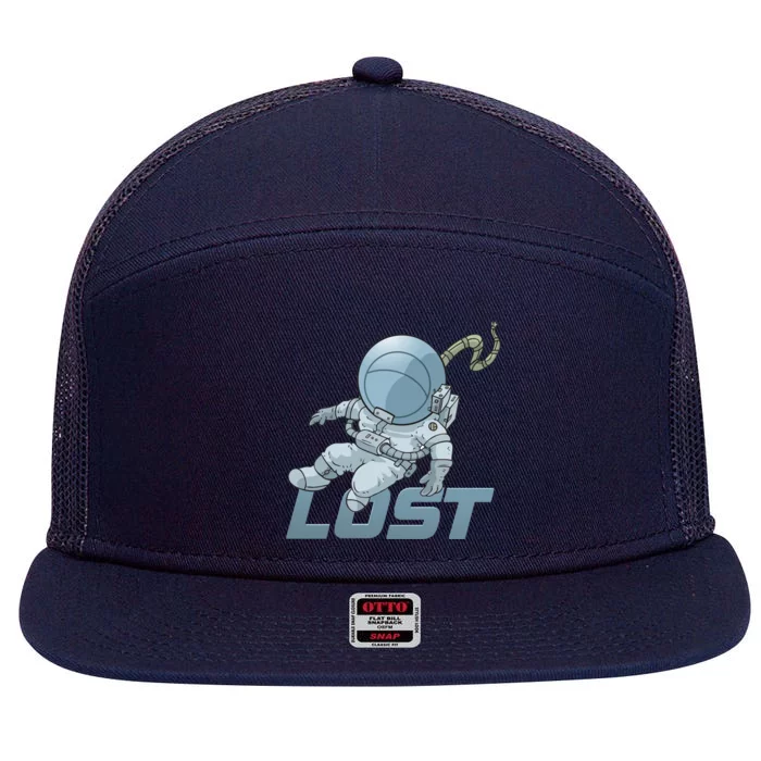 Lost In Space 7 Panel Mesh Trucker Snapback Hat