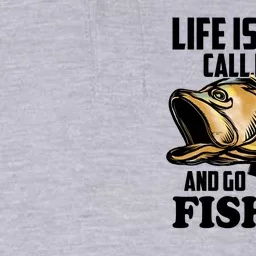 Life Is Short Call In Sick And Go Fishing Softstyle Adult Sport Polo