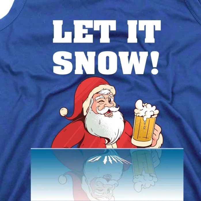 Let It Snow Cocaine Santa Sweater White Christmas Gift Adult Funny Gift Tank Top