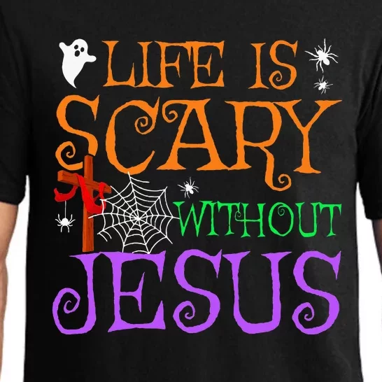 Life Is Scary Without Jesus Pajama Set