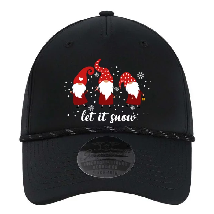 Let It Snow 3 Gnomes Snowflake Merry Christmas Winter Time Cute Gift Performance The Dyno Cap