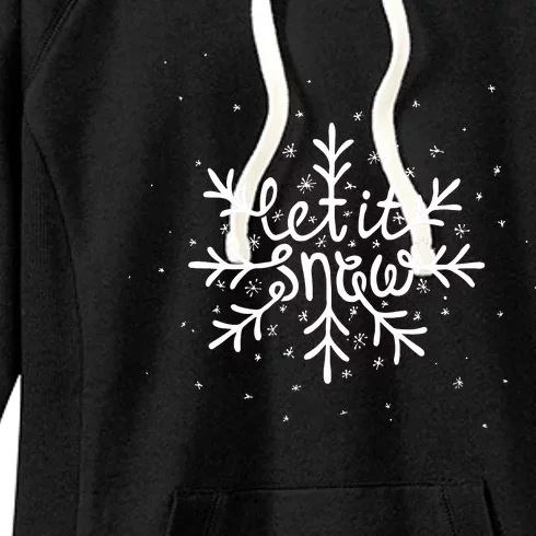 Let It Snow Women's Fleece Hoodie