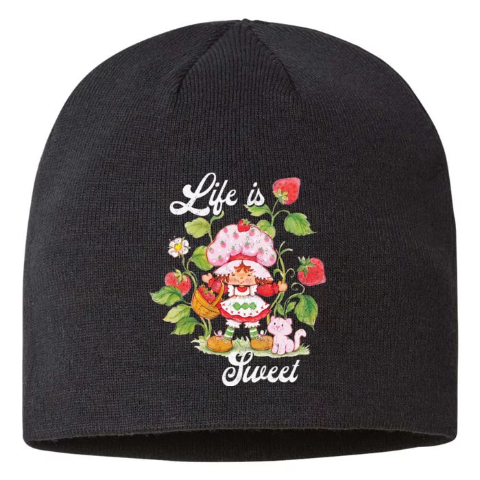 Life Is Sweet Vintage Berry Garden 8 1/2in Sustainable Knit Beanie