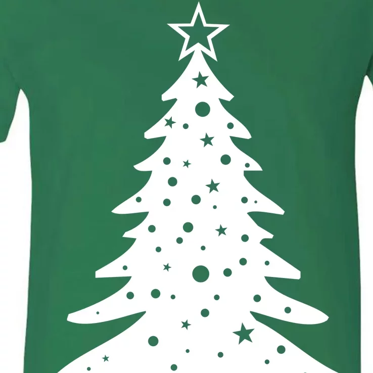 Lit AF Christmas Tree V-Neck T-Shirt