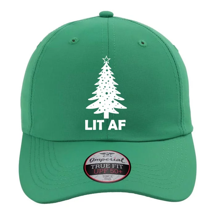 Lit AF Christmas Tree The Original Performance Cap